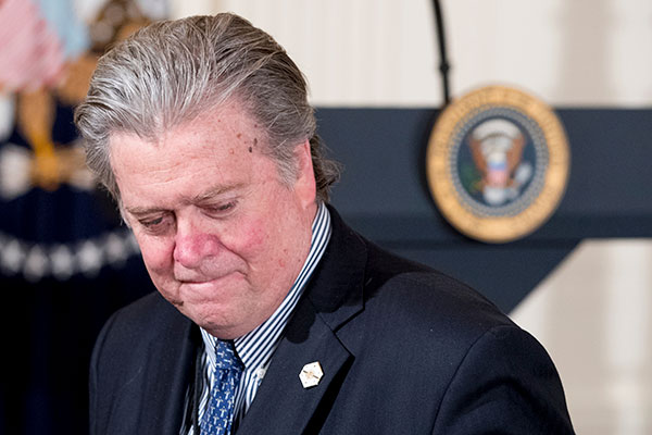 Steve Bannon Resigns