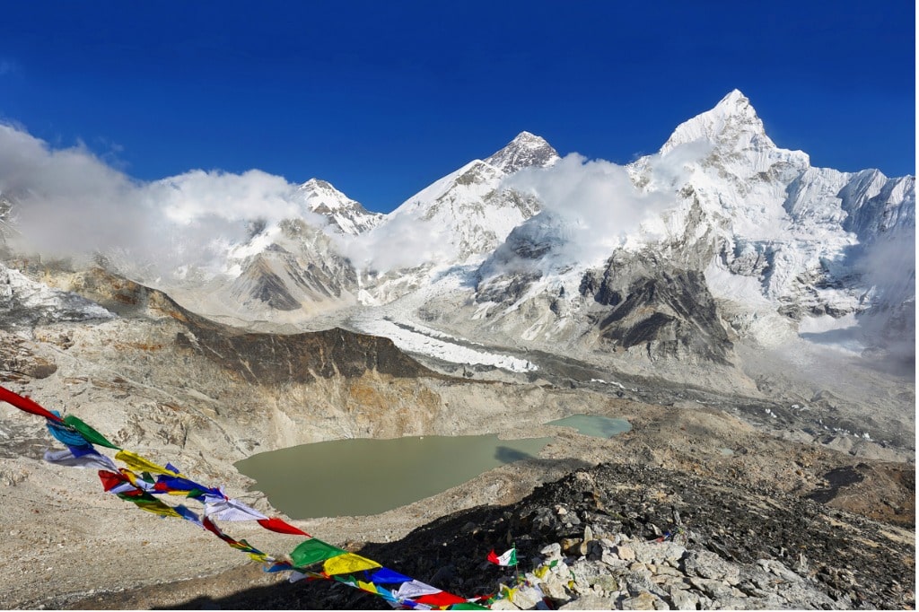 Tibet mountain pool