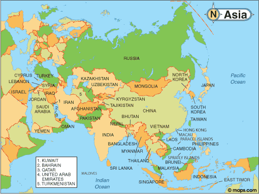 Asia Map