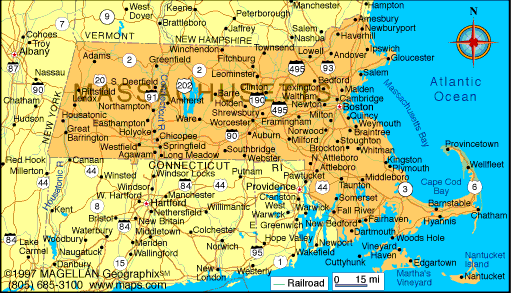 Map of Massachusetts