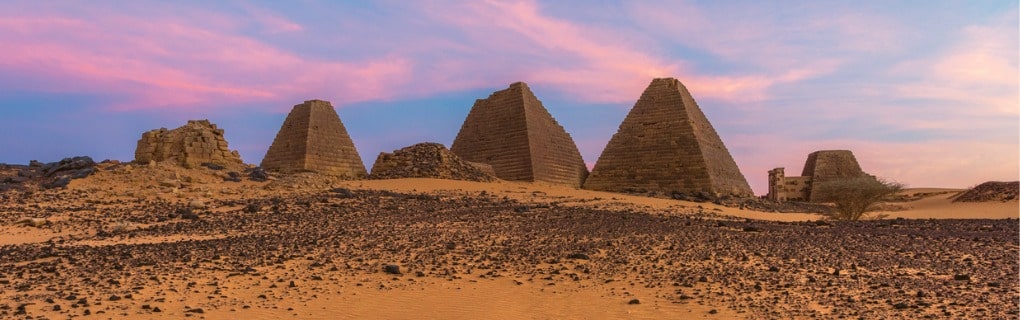 Pyramids of Meroe, Sudan