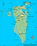 Map of Bahrain