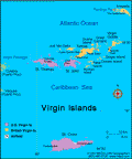 Map of British Virgin Islands