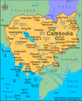 Map of Cambodia