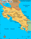 Map of Costa Rica