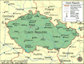 Map of Czech Republic