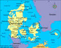 Map of Denmark