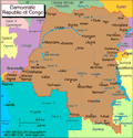 Map of Congo, Democratic Republic of the