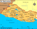 Map of El Salvador