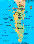 Map of Gibraltar