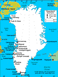 Map of Greenland