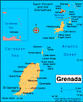 Map of Grenada