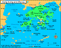 Map of Hong Kong