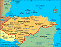 Map of Honduras