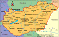 Map of Hungary