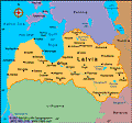 Map of Latvia