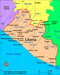 Map of Liberia