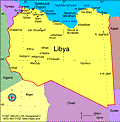 Map of Libya