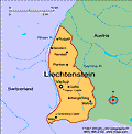 Map of Liechtenstein