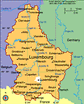 Map of Luxembourg