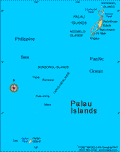 Map of Palau