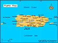 Map of Puerto Rico