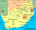 Map of South Africa