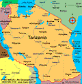 Map of Tanzania