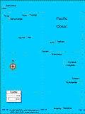 Map of Tuvalu