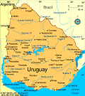 Map of Uruguay