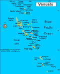 Map of Vanuatu