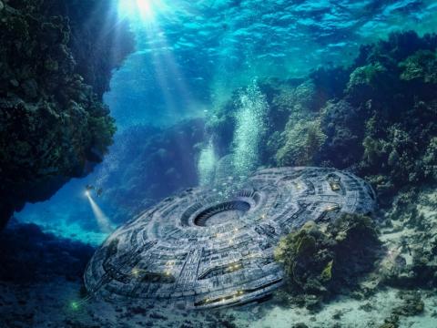 Hidden civilization under the sea