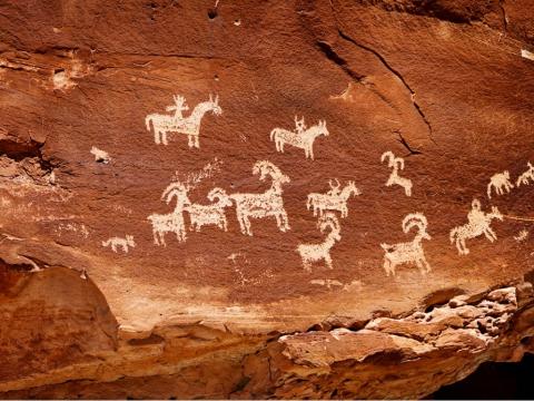 Native American petroglyphs