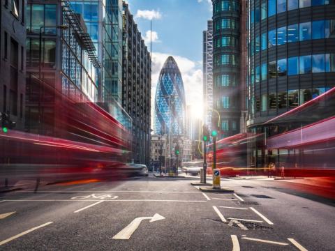 Financial district of London