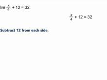 How to Solve Algebraic Equations With Fractions